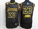 Lakers 23 Lebron James Black Mamba 2 Heart Gigi Patch Nike Swingman Jersey,baseball caps,new era cap wholesale,wholesale hats